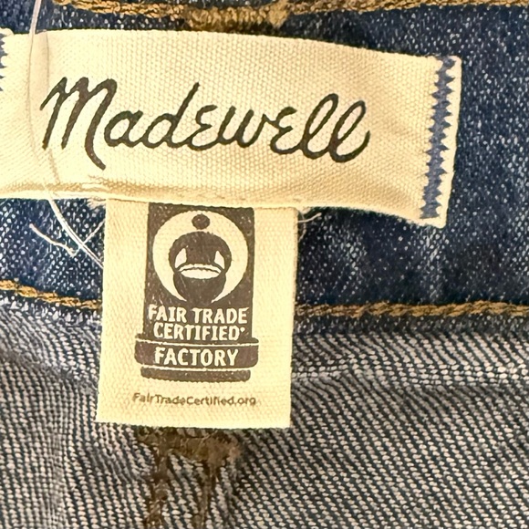 NWT Madewell Emmett Wide-Leg Jean: Let Down Hem Edition Sz 29W - Picture 6 of 12